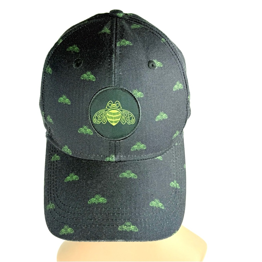 Retro Tequila Patron Hat Cap Black Bee Logos. Snap Back, One Size Fits Most.